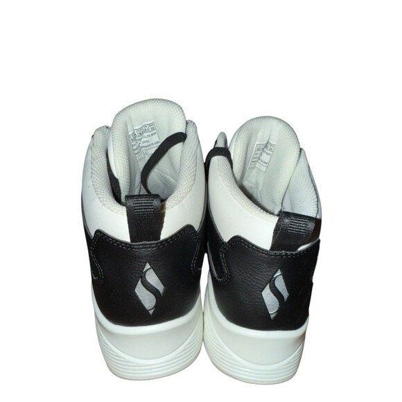 Skechers Wms Sz 9.5 Uno-High Regards White High Top Sneakers 177099 Color WBK - Picture 4 of 8